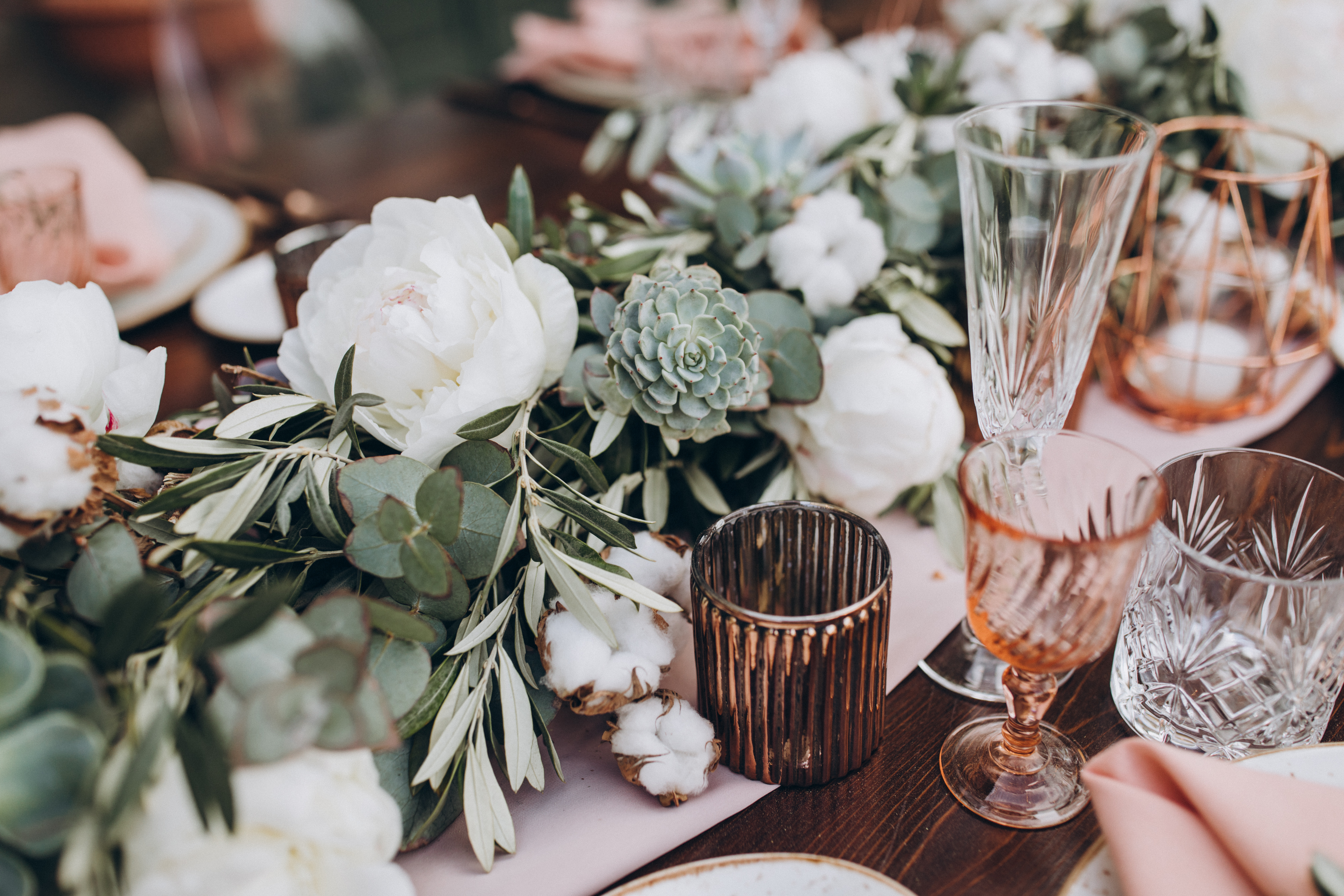 floral table decor